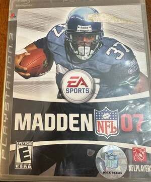 Madden NFL 07 (Sony PlayStation 3, 2006) Complete with Manual